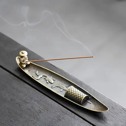 Japanese Fishing Boat Incense Holder – Zen Aromatherapy Incense Burner