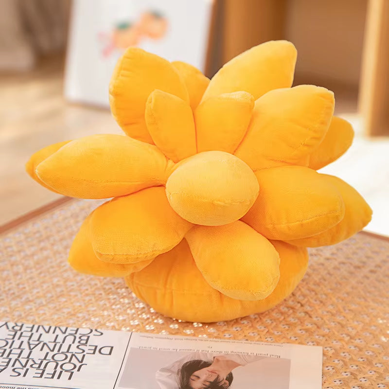 3D Succulent Throw Pillow – Cactus‑Shaped Plush Cushion for Cozy Home Décor