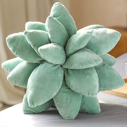 3D Succulent Throw Pillow – Cactus‑Shaped Plush Cushion for Cozy Home Décor