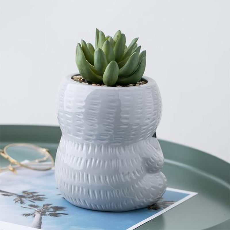 Sloth Planter Pot for Succulents & Plants