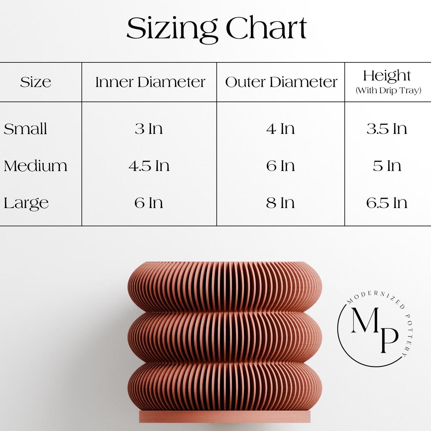 Hanging TRIPLE BUBBLE Wall Planter, Ribbed Design with Drainage and Drip Tray, 4,6,8 Inches, Green Black Navy Pink White LARGE Plant Pot