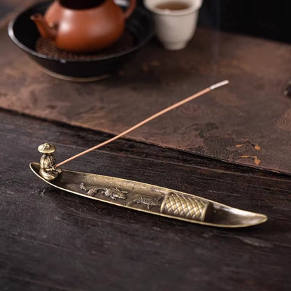 Japanese Fishing Boat Incense Holder – Zen Aromatherapy Incense Burner